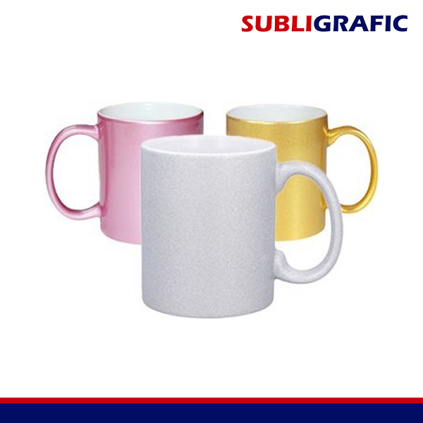 Taza diamante rosa, plata y oro 2